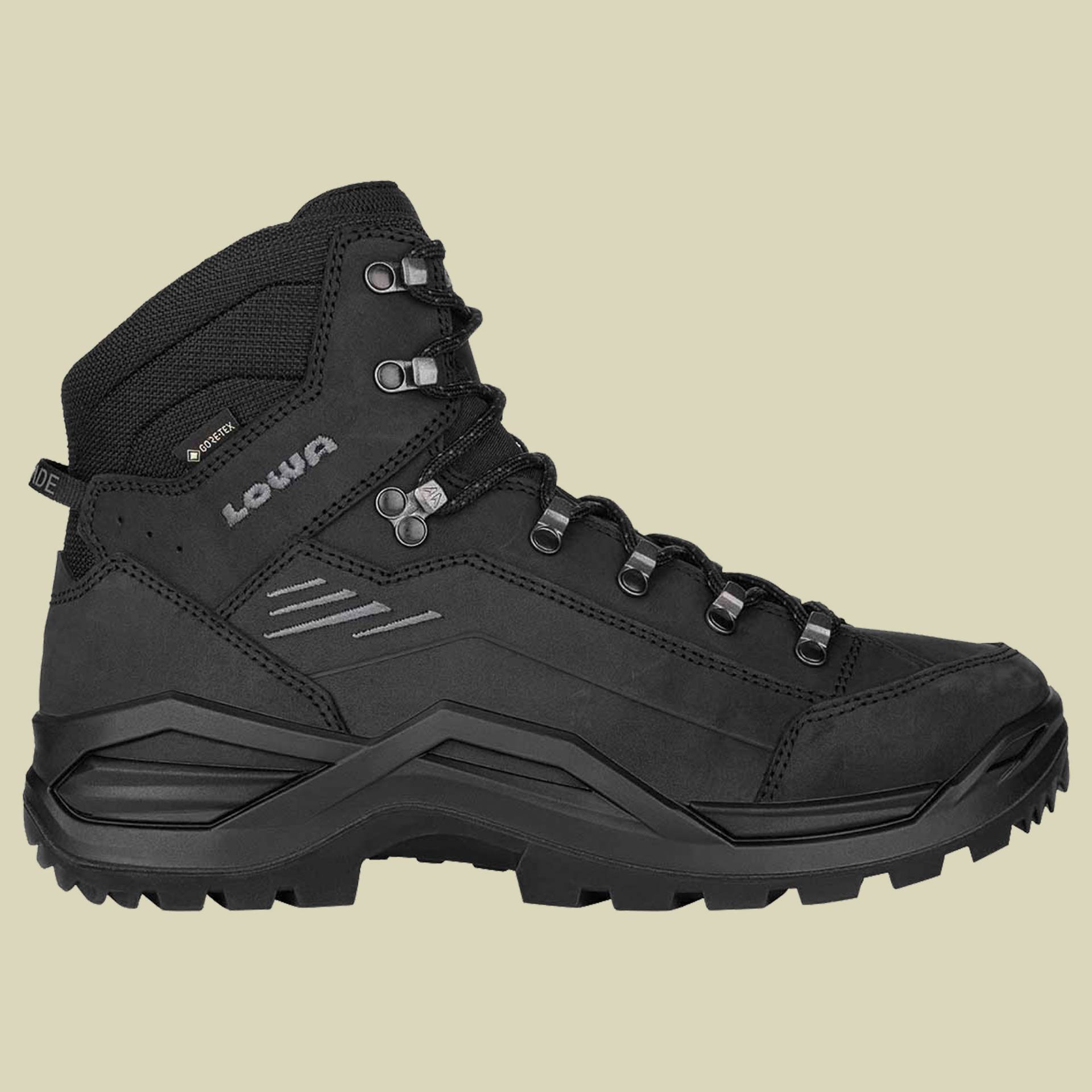 Renegade Evo GTX Mid Wide Men UK 11,5 schwarz - tiefschwarz von Lowa