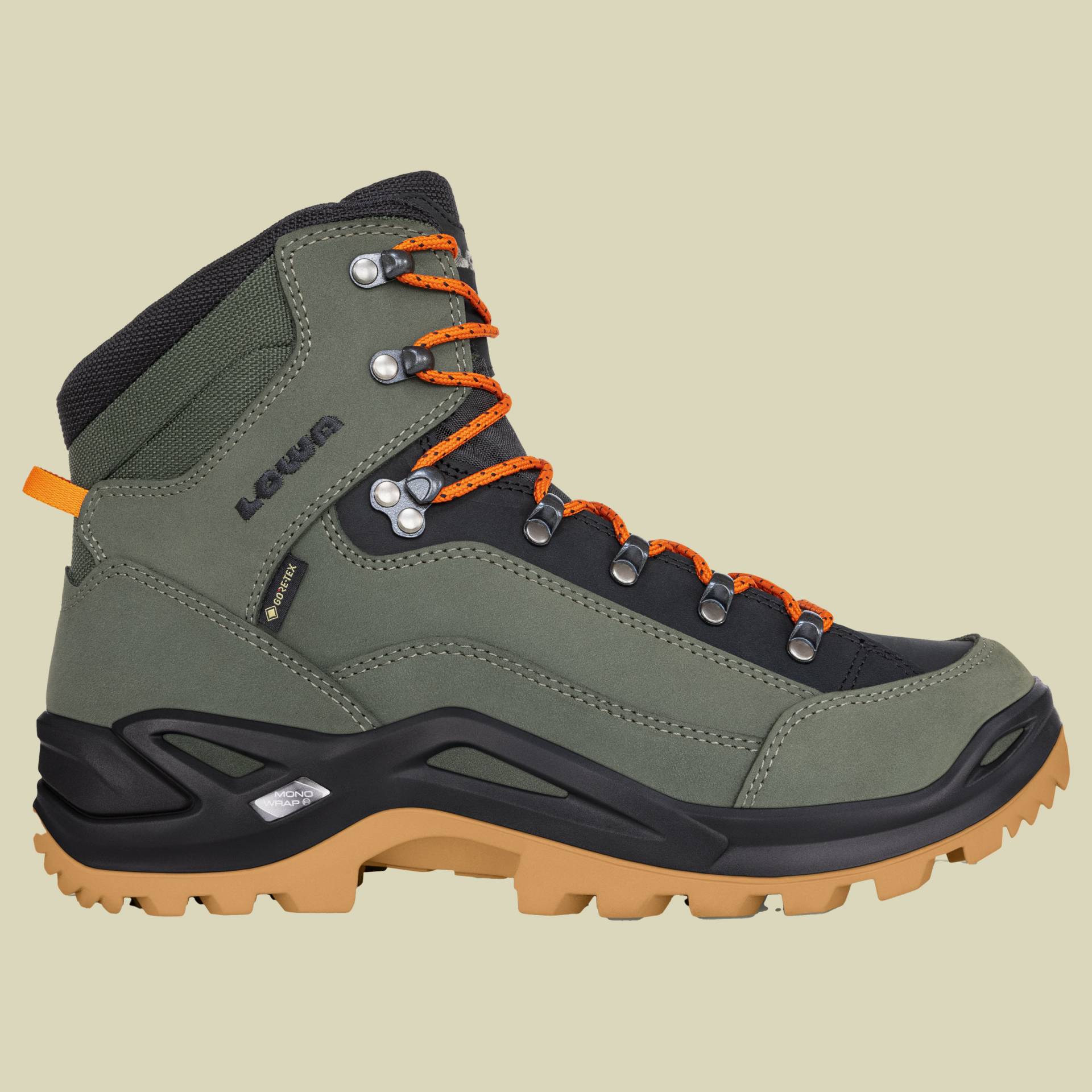 Renegade GTX Mid Men Größe UK 11,5 Farbe forest/orange von Lowa