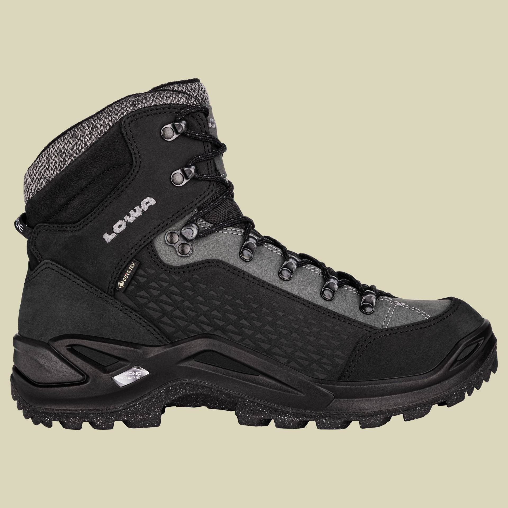 Renegade Warm GTX Mid Men UK 10 schwarz - schwarz/grau von Lowa