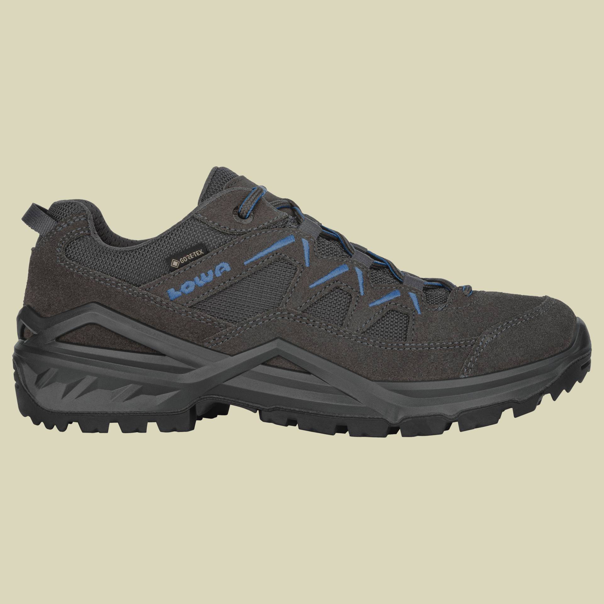 Sirkos EVO GTX Lo Men UK 12 grau - graphit/blau von Lowa