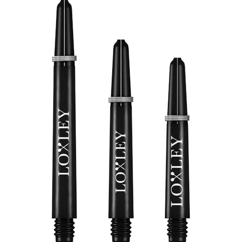 Loxley Nylon Shafts Dart Schäfte Stems Darts stems Dartshafts Shaft Schwarz Weiß Farbe / Design Black Länge Medium = 48mm Loxley Nylon Shafts Dart Schäfte Stems Darts stems Dartshafts Shaft Schwarz Weiß Farbe / Design Black Länge Medium = 48mm von Loxley