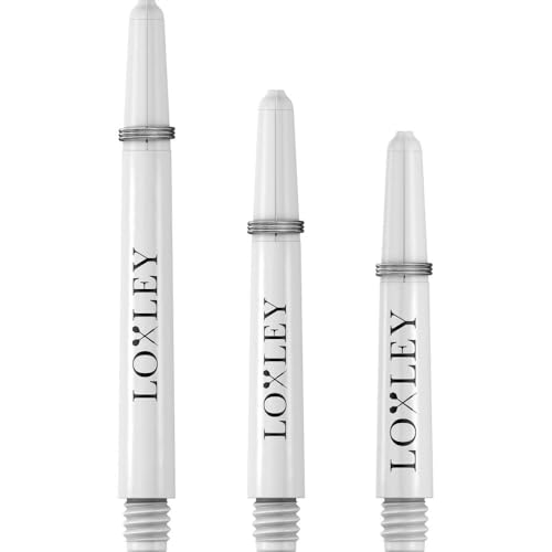 Loxley Nylon Shafts Dart Schäfte Stems Darts stems Dartshafts Shaft Schwarz Weiß Farbe / Design White Länge Short = 34mm Loxley Nylon Shafts Dart Schäfte Stems Darts stems Dartshafts Shaft Schwarz Weiß Farbe / Design White Länge Short = 34mm von Loxley