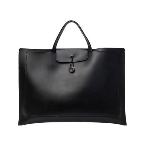 Laptoptasche, tragbare Computertasche, leichte Laptop-Tragetasche, Laptop-Tragetasche, Laptop-Aktentaschen für Arbeit, Business, Schwarz von Loxyxbnh