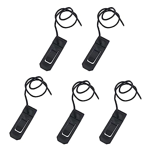 Loxyxbnh Surfbrett-Flossen-Clips, 5-teiliges Set, geteilt, für Surfen, Paddelboard, Flossen-Clip, Wasserabscheider, Wasser-Skiboard, Fischflossen-Clipschnalle von Loxyxbnh