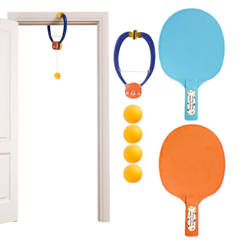 Door Pingpong Game | Hangable Table Tennis Trainer | Portable Pingpong Set | Doorway Table Tennis Trainer | Adjustable Pingpong Game Lightweight and Portable for Children, Toddler von Lpsdssre