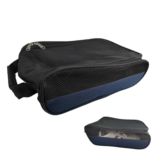 Lpsdssre Schuh-Tragetasche, gepolsterte Reise-Schuhtasche, wasserabweisend, belüftet, mit Reißverschluss, mit Tragegriff oben, für Damen und Herren, blau, Refer to description, Uni von Lpsdssre