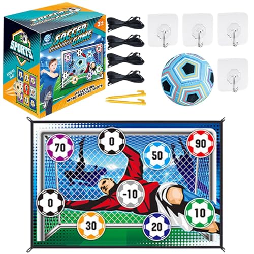 Soccer Ball Game Set | Kids Soccer Training Set | Soccer Toss Game | Kids Soccer Equipment | Soccer Goal Set for Kids Complete Soccer Training Kit for Boys, Girls 3 Years Old von Lpsdssre