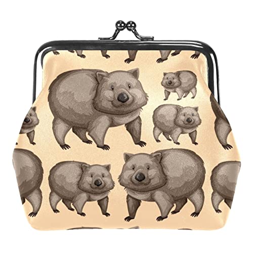Niedliche Wombats-Tiere, Geldbörsen, Geldbörsen, Vintage-Beutel als Geschenk von Lsjuee