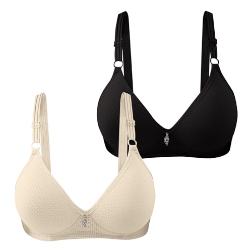 3er/2er Pack BH Damen Ohne Bügel Push Up BH Set Frauen Sexy Bustier Crop Top Sport-BHS Trainings-BH mit verstellbarem für Alltag Yoga Fitness Sport Outdoor von Luadnysin