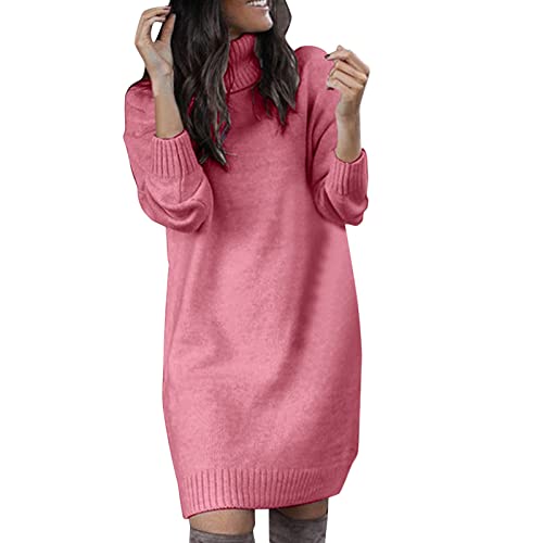 Damen Sweatkleid, Sweater Winterkleider Lange Herbst/Winter Rollkragen Langarmkleid Sweatshirtkleid Turtleneck Weiß Pulloverkleid Herbstkleid Lang Schwarz Langarm Kleid Damen Sweatkleid, Sweater Winterkleider Lange Herbst/Winter Rollkragen Langarmkleid Sweatshirtkleid Turtleneck Weiß Pulloverkleid Herbstkleid Lang Schwarz Langarm Kleid von Luadnysin