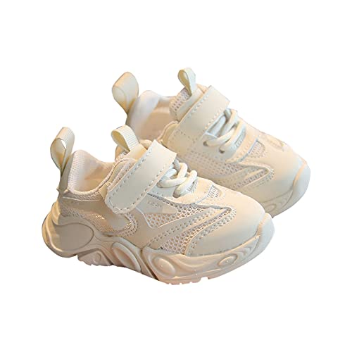 Hallenschuhe Mädchen Sportschuhe Kinder Bequeme Modische Laufschuhe Trekking Dicker Trainingsschuhe Kinderschuhe Atmungsaktiv Sommer Frühling Turnschuhe Luftpolster Hallenturnschuhe Beige 27 von Luadnysin