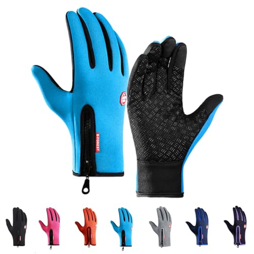 Luadnysin Freezer Thermo Handschuhe Pro - Adventure Gloves, Herren Winter Warme Gefüttert Lederhandschuhe Wasserdicht Arbeitshandschuhe Touchscreen Laufhandschuhe Sporthandschuhe Damen von Luadnysin