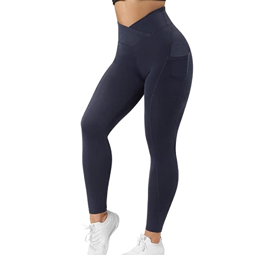 Luadnysin Push Up Leggings Damen Po Teveo Leggins Yogahose Leggings Shapewear Sport Activewear High Waist Blickdichte Gym Leggings Laufhose Kompressionsleggins Lang Sporthose von Luadnysin