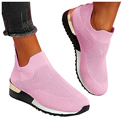 Orthopädische Schuhe Damen Air Cushion Diabetiker Schuhe Luftkissen Lässige Slip On Walkingschuhe Sandalen Wmshoes Nettjade Joggingschuhe Laufschuhe Sportschuhe Turnschuhe Sneaker von Luadnysin