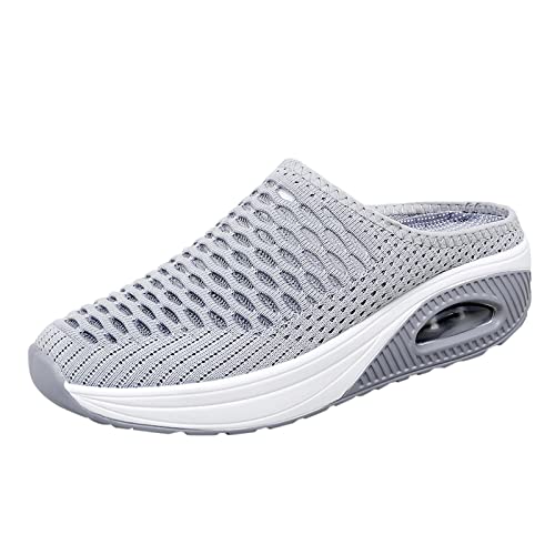 Orthopädische Schuhe Damen Air Cushion Diabetiker Schuhe Mit Luftkissen Lässige Slip On Walkingschuhe Sandalen Wmshoes Nettjade Joggingschuhe Laufschuhe Sportschuhe Turnschuhe Sneaker von Luadnysin