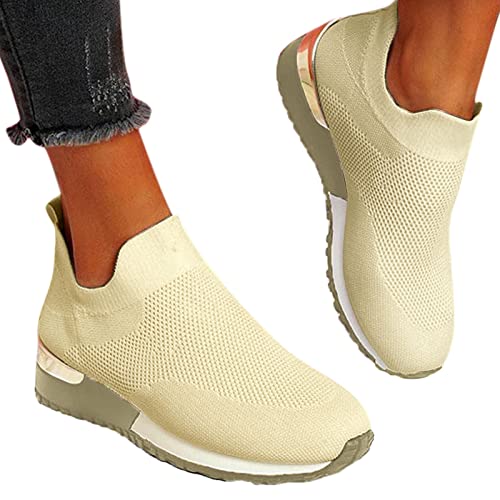 Orthopädische Schuhe Damen Air Cushion Diabetiker Schuhe Mit Luftkissen Lässige Slip On Walkingschuhe Sandalen Wmshoes Nettjade Joggingschuhe Laufschuhe Sportschuhe Turnschuhe Sneaker von Luadnysin