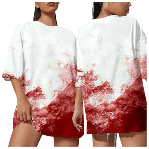 Problem Gelöst Tshirt Mit Blutigem Print T Shirt Solved Lustig Blusenshirt Oberteil Halloween Bedruckte Locker Top Lässig Festival Damenbluse Sommerbluse Horror Bluse Tee Tunika Rosa S von Luadnysin