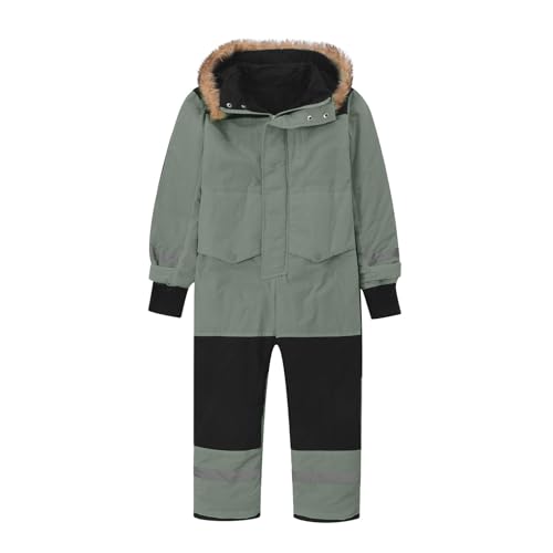 Schneeanzug Jungen Mädchen Unisex Winddicht Mit Kapuze Winteranzug Schneeoverall Baby Schneeanzüge Outdoor Wasserdicht Schneeanzug Babyoverall Blau 130 von Luadnysin