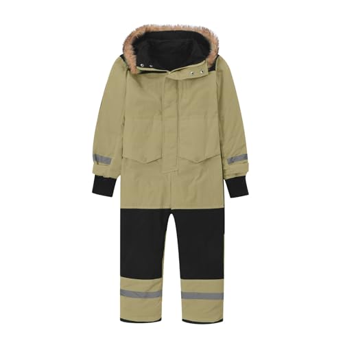 Schneeanzug Jungen Mädchen Unisex Winddicht Mit Kapuze Winteranzug Schneeoverall Baby Schneeanzüge Outdoor Wasserdicht Schneeanzug Babyoverall Hellgrün 150 von Luadnysin