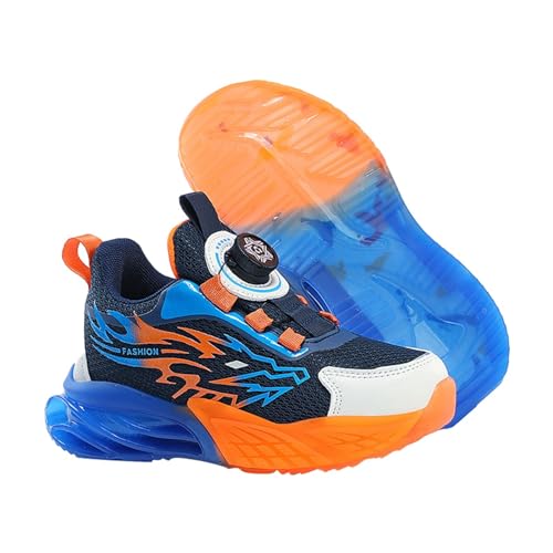 Sportschuhe Jungen Kinder Outdoor Sommer Frühling Kinderschuhe Laufschuhe Leichtgewichts Modische Hallenschuhe Trainingsschuhe Mesh Dicker Luftpolster Turnschuhe Hallenturnschuhe Orange 29 von Luadnysin