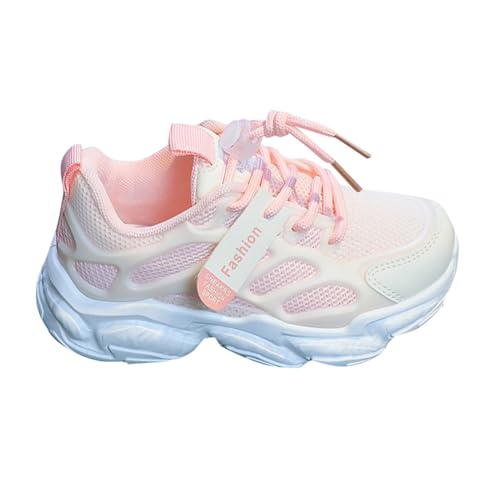 Sportschuhe Jungen Turnschuhe Kinder Mode Leicht Kinderschuhe Leichtgewichts Mit Sohle Hallenschuhe Trainingsschuhe Outdoor Modische Laufschuhe Atmungsaktiv Straße Sneaker Rosa 27 von Luadnysin