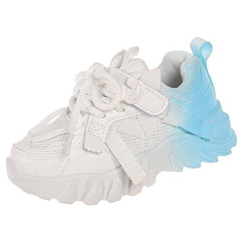 Turnschuhe Mädchen Kinder rutschfeste Komfortabel Kinderschuhe Atmungsaktiv Mesh Sportschuhe Trainingsschuhe Bequeme Tragen Laufschuhe Mit Sohle Hallenschuhe Fitnessschuhe Blau 29 von Luadnysin