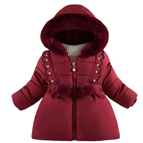 Winterjacke Teenager Mädchen Leichte Lange Übergangsjacke Winddicht Jacke Winter Kinderjacken Wintermantel Winterjacke Mit Kapuze Jacken RD1 100 von Luadnysin