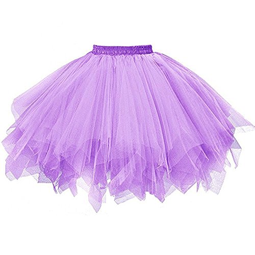 tüllrock tütü Damen lila Flieder tüllrock,Damen Tutu Tüllrock 50er Vintage Tüllrock Petticoat Pastell Bubble Tanzkleid Rock Unterrock Tütü Kurz Ballett tüllrock tütü Damen lila Flieder tüllrock,Damen Tutu Tüllrock 50er Vintage Tüllrock Petticoat Pastell Bubble Tanzkleid Rock Unterrock Tütü Kurz Ballett von Luadnysin