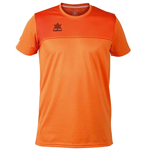 Luanvi Apolo Sport-T-Shirt für Herren, Herren, Sportliches T-Shirt., 08483_01003XS, orange, 3XS von Luanvi