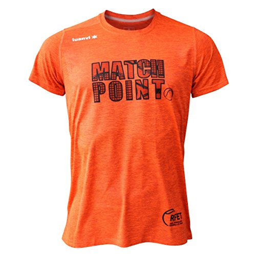 Luanvi Herren Edición Limitada Match Point Technisches T-Shirt, orange, XL (56-73cm) von Luanvi
