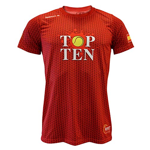 Luanvi Limited Edition Technisches T-Shirt Top Ten, Herren S rot von Luanvi