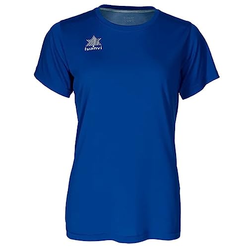 Luanvi - Pol | Atmungsaktives T Shirt Damen - Sportshirt Damen Kurzarm Farbe Blau von Luanvi