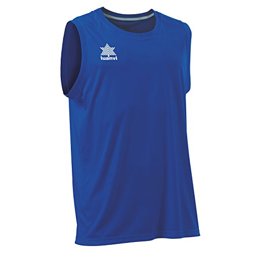 Luanvi - Pol | Basket Ärmelloses Shirt Herren und Damen - Sport Shirt Tank Top Farbe Blau von Luanvi