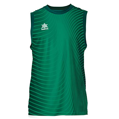 Luanvi Rio Tank Top Basketball, Damen, Damen, 09862_00554XS, grün, XXXXS von Luanvi