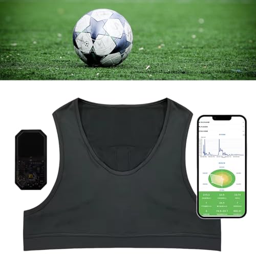 Lubeby Smart Fußball-Aktivitätstracker, Rekorder für Fußballtraining, App-Steuerung, Sport, Fußball, tragbar, Positionsgerät (XXL/102-120CM(40-47inches)) von Lubeby Smart