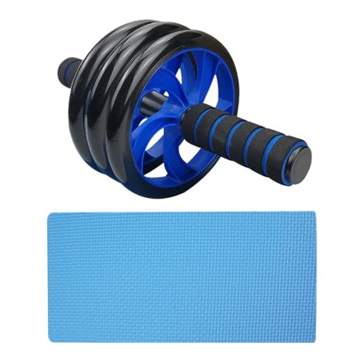 Ab-Rad-Roller, Bauch-Rad-Ab-Roller | Bauchmuskeltrainingsgeräte für das Bauchmuskeltraining,Trainingsroller mit Kniematte für Bauch- und Rumpftraining, leises, schlankes Gerät für Männer und von Luckxing