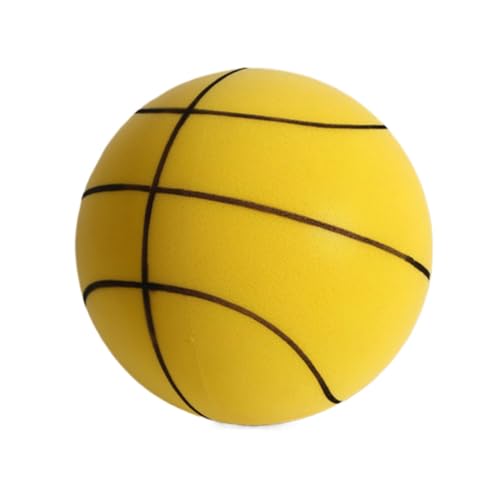 Luckxing Schaumstoff-Basketball, Basketball Kinder, Leise Basketball Dribbling Indoor Leise Basketball Indoor Schaumstoff-Basketball, Silent Basketball Indoor-Spielzeug Für Kinder, Robustes Spielzeug von Luckxing