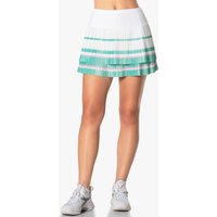 Lucky In Love Long Deco Stripe Pleated Rock Damen Weiß von Lucky in Love