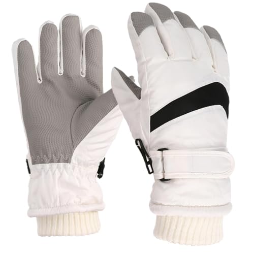 Luckywaqng Für und Mädchen Handschuhe und Kinder warme Winter atmungsaktive Sport verstellbare Mädchen Winddichte Wintersportausrüstung Modehüte Für Damen (B, One Size) von Luckywaqng