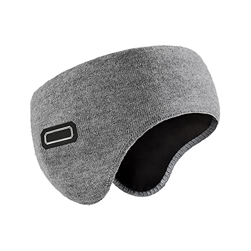 Luckywaqng Herbst und Winter Warmer Gehörschutz Haarband Winddicht kalte Ohrenschützer Männer und Frauen Outdoor-Sportarten Radfahren Laufen Ohrenschützer Hut (Z2-Grey, One Size) von Luckywaqng