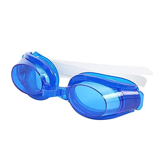 Luckywaqng Silikon-Schwimmbrille Schwimmen Schwimmbrille Schwimmbrille Pool Erwachsene Wasserdichte Schwimmbrille Schwimmen Schaum Für Kinder (Blue, One Size) von Luckywaqng