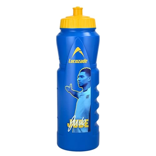 Lucozade Sport x Jude Bellingham England Football 1L Sport-Trinkflasche, auslaufsicher, mit Sportverschluss & Messstreifen, Gelb & Blau Lucozade Sport x Jude Bellingham England Football 1L Sport-Trinkflasche, auslaufsicher, mit Sportverschluss & Messstreifen, Gelb & Blau von Lucozade