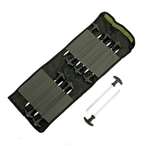 Lucx Männlich Heringe-Set 12-TLG + Tasche, Oliv Grün, Large Lucx Männlich Heringe-Set 12-TLG + Tasche, Oliv Grün, Large von Lucx