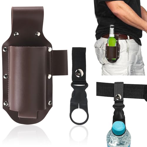 Lucywey Bierholster Biergürtel aus Leder mit Nylon Clips Wasserdichter Flaschenhalter für Outdoor,Bierhalter als Geschenkidee zum Vatertag/Männergeschenk/lustiges Gadget Lucywey Bierholster Biergürtel aus Leder mit Nylon Clips Wasserdichter Flaschenhalter für Outdoor,Bierhalter als Geschenkidee zum Vatertag/Männergeschenk/lustiges Gadget von Lucywey