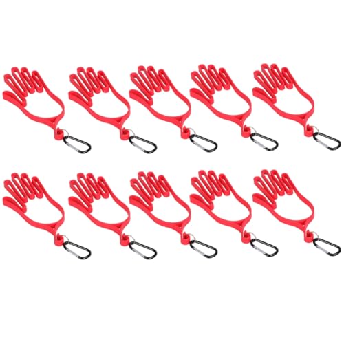 Luejnbogty Roter Stützständer für Golferinnen und Golfer, Um das Trocknen der Handschuhe zu Erleichtern von Luejnbogty