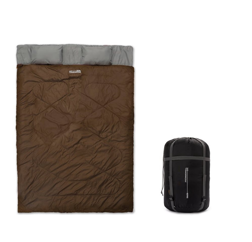 Lumaland Doppelschlafsack 2-Personen Schlafsack groß Kopfkissen, 190x30x150cm - Hüttenschlafsack wasserabweisend, atmungsaktiv Lumaland Doppelschlafsack 2-Personen Schlafsack groß Kopfkissen, 190x30x150cm - Hüttenschlafsack wasserabweisend, atmungsaktiv von Lumaland