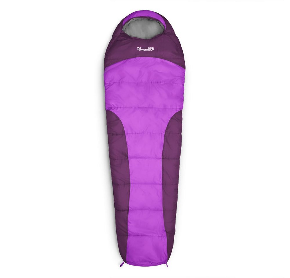 Lumaland Mumienschlafsack Where Tomorrow Camping Schlafsack mit Tasche, wasserabweisend Wärmekragen atmungsaktiv 230x80x55 Lumaland Mumienschlafsack Where Tomorrow Camping Schlafsack mit Tasche, wasserabweisend Wärmekragen atmungsaktiv 230x80x55 von Lumaland