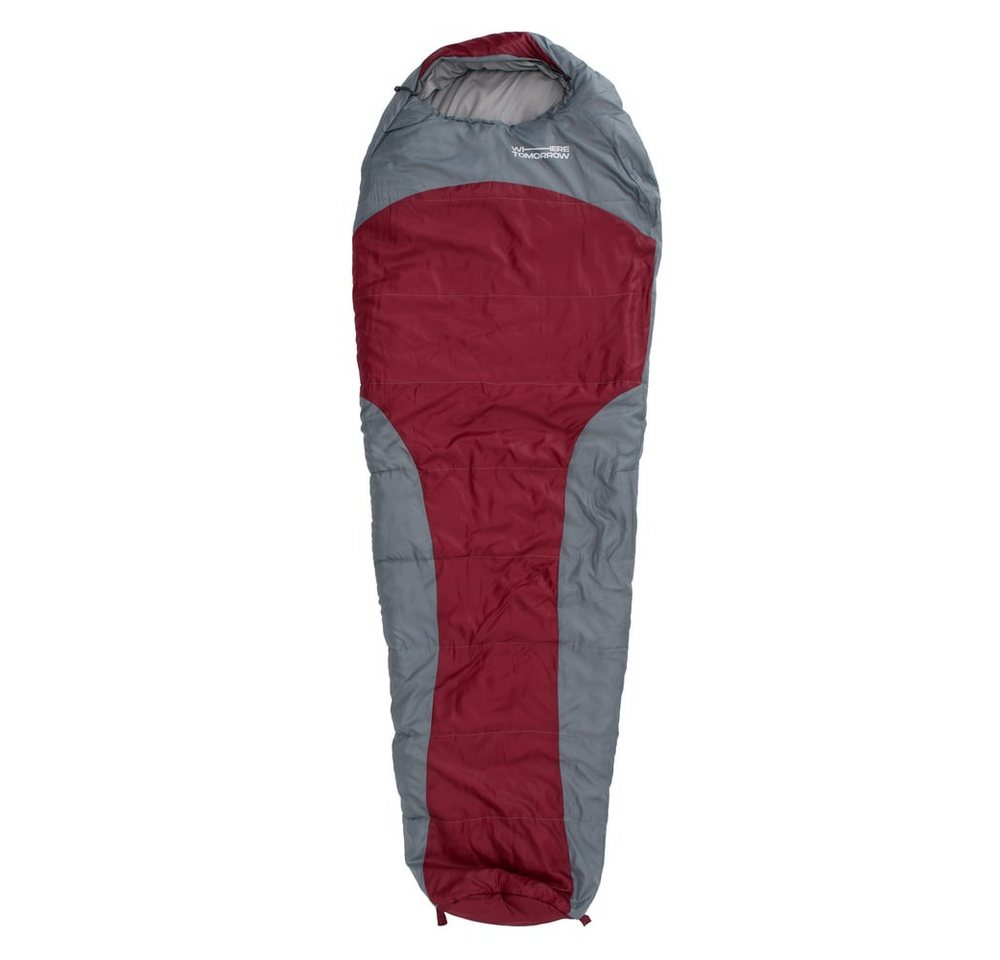 Lumaland Mumienschlafsack Where Tomorrow Camping Schlafsack mit Tasche, wasserabweisend Wärmekragen atmungsaktiv 230x80x55 Lumaland Mumienschlafsack Where Tomorrow Camping Schlafsack mit Tasche, wasserabweisend Wärmekragen atmungsaktiv 230x80x55 von Lumaland