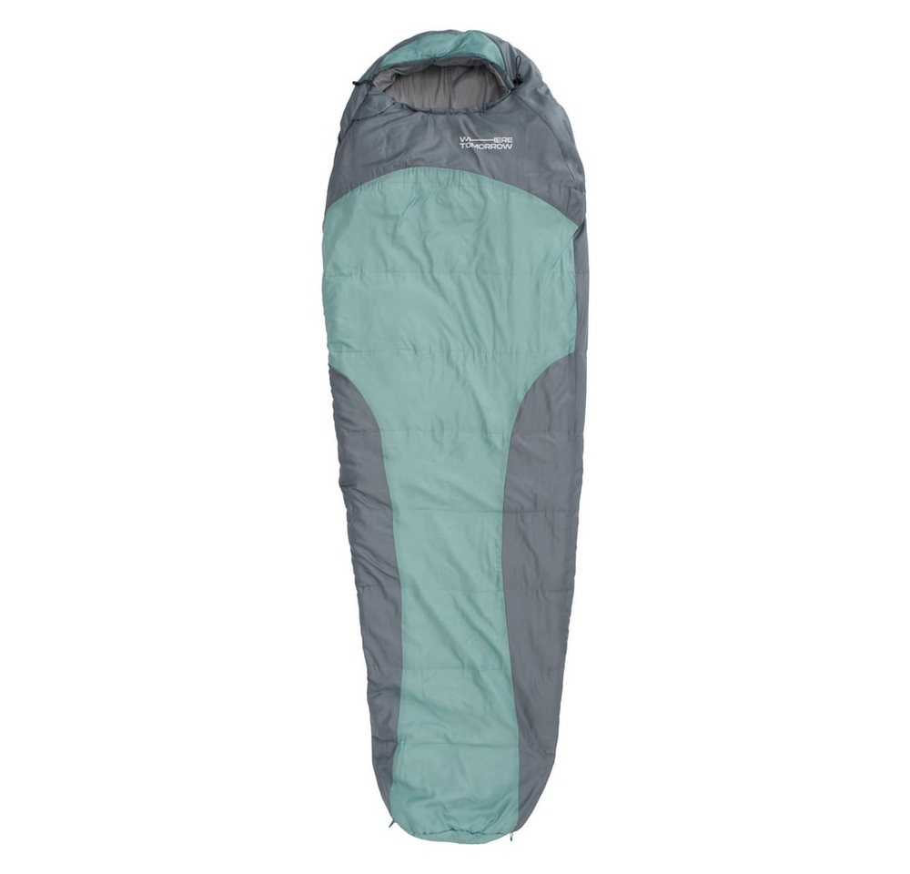 Lumaland Mumienschlafsack Where Tomorrow Camping Schlafsack mit Tasche, wasserabweisend Wärmekragen atmungsaktiv 230x80x55 Lumaland Mumienschlafsack Where Tomorrow Camping Schlafsack mit Tasche, wasserabweisend Wärmekragen atmungsaktiv 230x80x55 von Lumaland