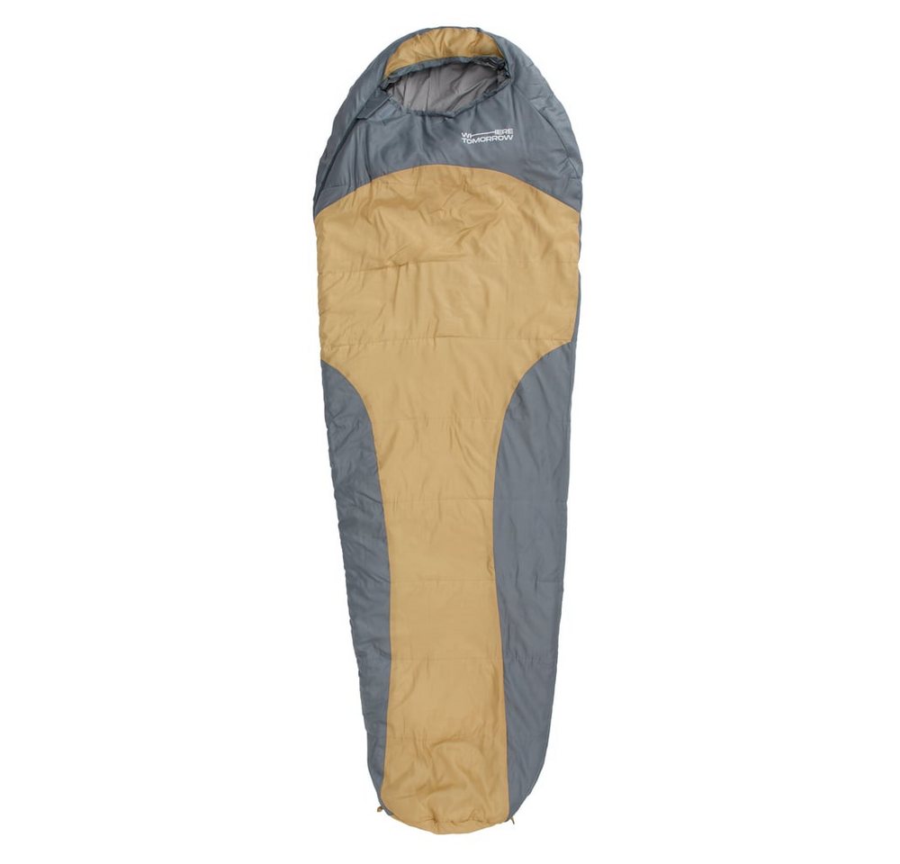 Lumaland Mumienschlafsack Where Tomorrow Camping Schlafsack mit Tasche, wasserabweisend Wärmekragen atmungsaktiv 230x80x55 Lumaland Mumienschlafsack Where Tomorrow Camping Schlafsack mit Tasche, wasserabweisend Wärmekragen atmungsaktiv 230x80x55 von Lumaland